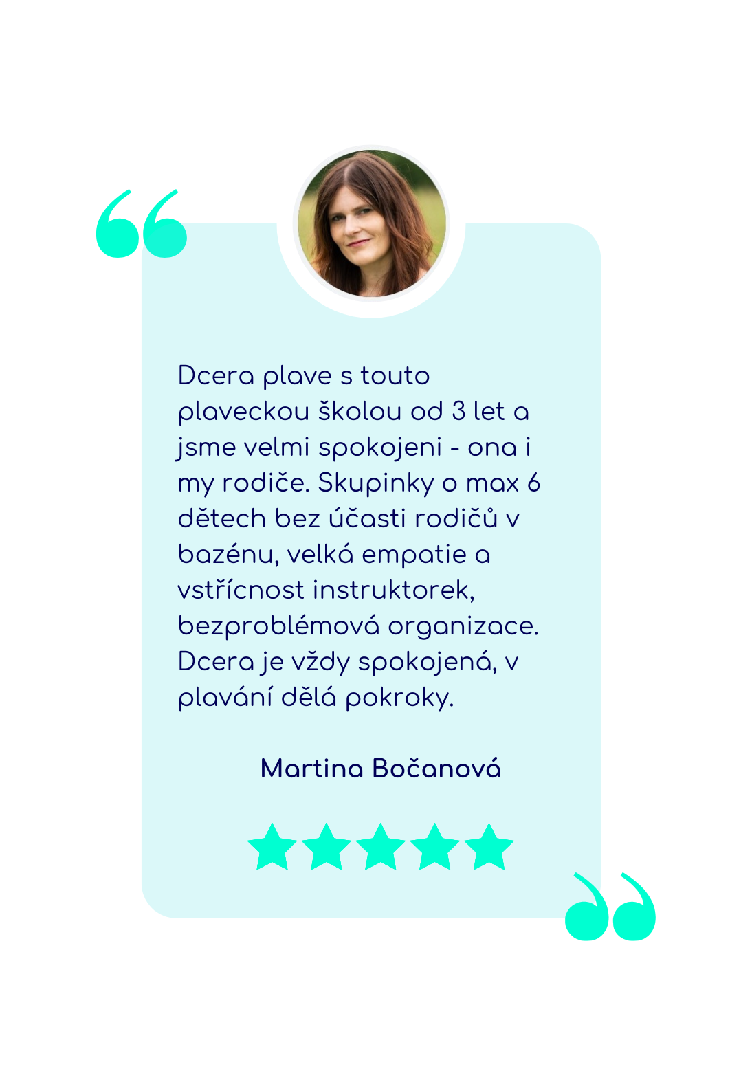 recenze na plavání Plaveme pro radost
